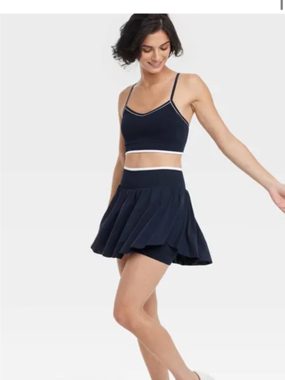 All In Motion Women's Midweight Knit Bottoms Pull-On High-Rise Seamless Skort XS